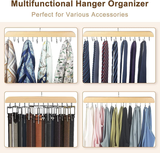 8 Hook Wooden Hanger